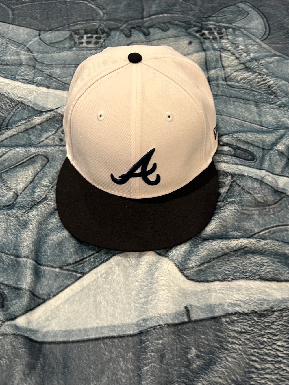 New Era Atlanta Braves Two-Tone Cap - White & Black